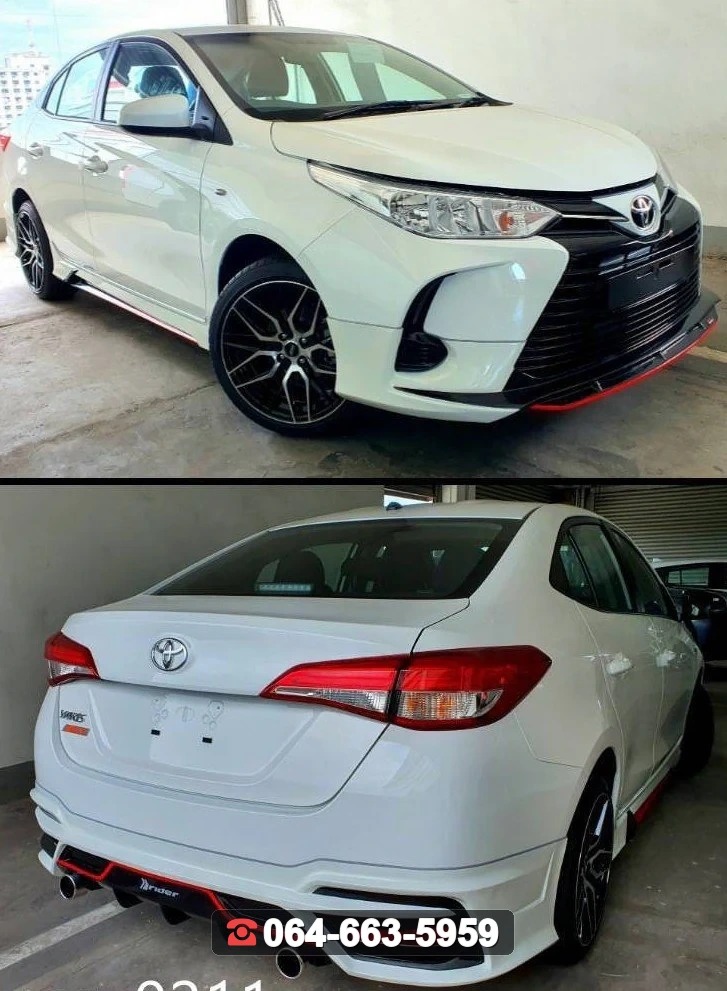 ชุดแต่งสเกิร์ต TOYOTA Yaris Ativ 2020 V.2 RiderM