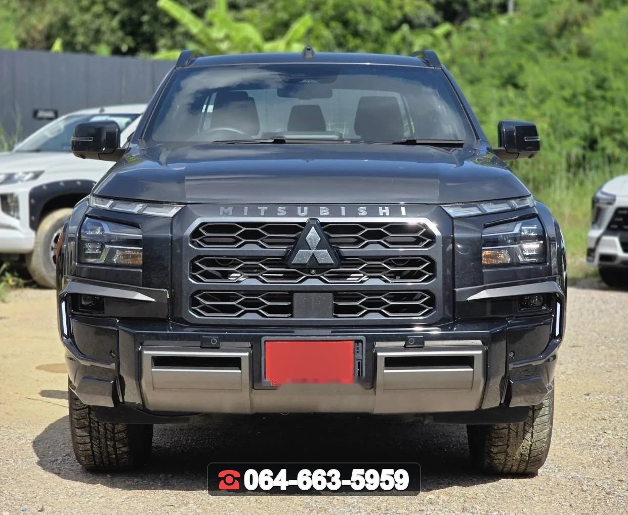 MITSUBISHI คิ้วกันชนหน้า Triton 2025 Athlete RiderM