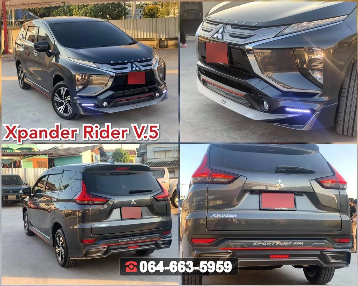 ชุดแต่งสเกิร์ต MITSUBISHI Xpander GT 2021 V.5 RiderM