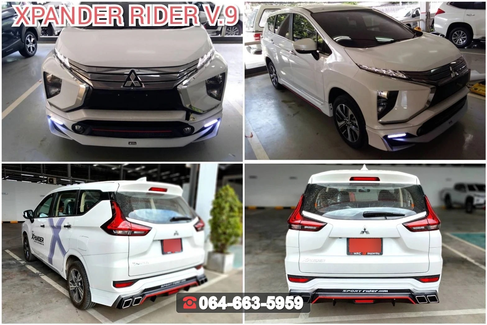 ชุดแต่งสเกิร์ต MITSUBISHI Xpander GT 2021 V.9 RiderM