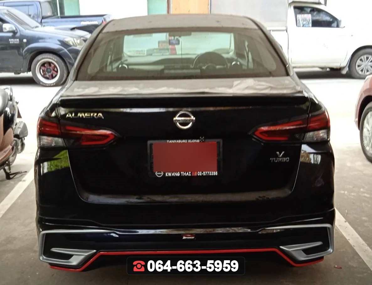 NISSAN สปอยเลอร์ Almera 2020 แนบ RiderM
