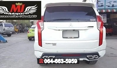 ชุดแต่งสเกิร์ต MITSUBISHI Pajero 2016-2018 ท่อเหลี่ยม RiderM