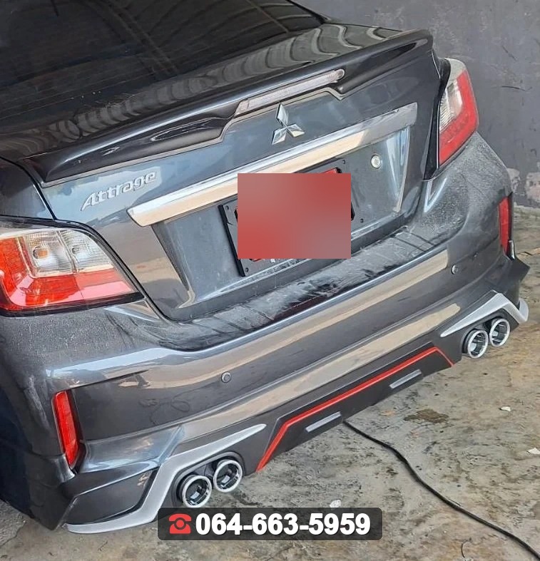 MITSUBISHI สปอยเลอร์ Attrage แนบมีไฟ RiderM