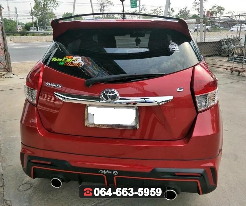 TOYOTA สปอยเลอร์ Yaris 2014 RS RiderM