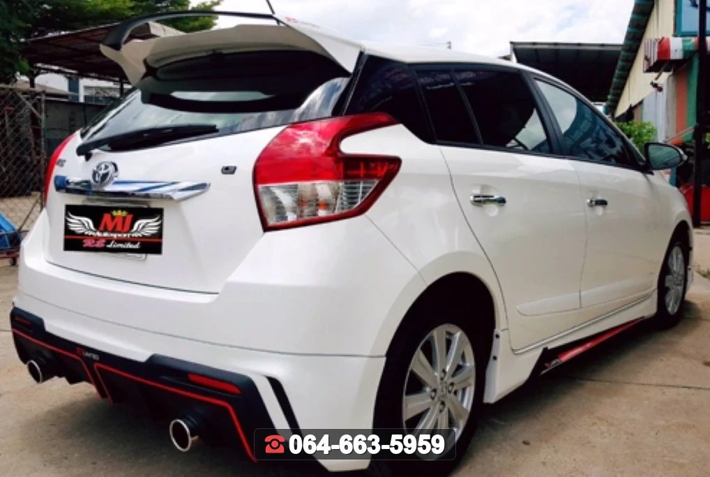 TOYOTA สปอยเลอร์ Yaris 2014 RS RiderM
