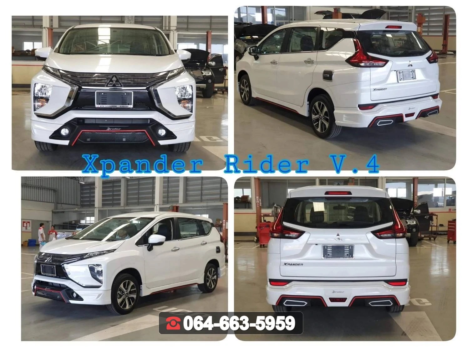 ชุดแต่งสเกิร์ต MITSUBISHI Xpander GT 2021 V.4 RiderM