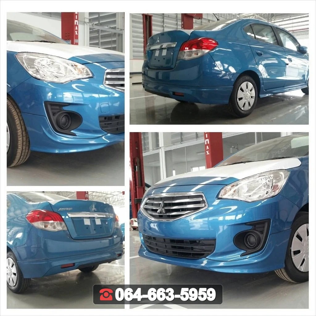 ชุดแต่งสเกิร์ต MITSUBISHI Attrage 2012-2014 RiderM