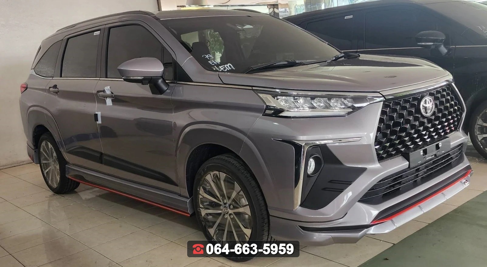 ชุดแต่งสเกิร์ต TOYOTA Veloz V.2 ท่อกลม RiderM