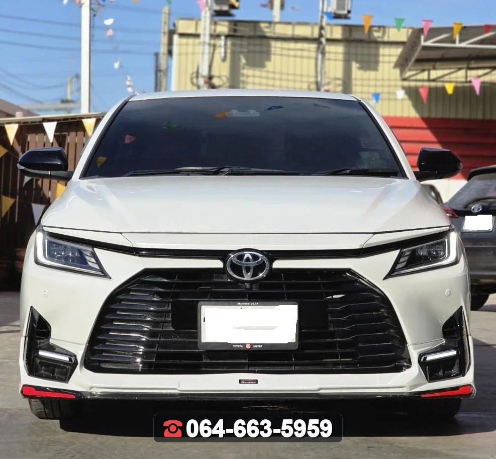 ชุดแต่งสเกิร์ต TOYOTA Yaris Ativ 2023 V.1 ท่อกลม RiderM