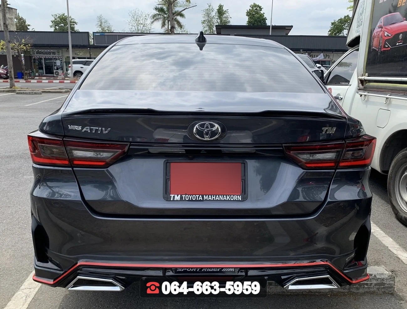 TOYOTA สปอยเลอร์ Ativ 2023 แนบ RiderM