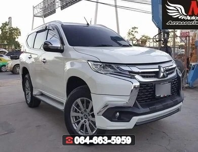 ชุดแต่งสเกิร์ต MITSUBISHI Pajero 2016-2018 ท่อเหลี่ยม RiderM