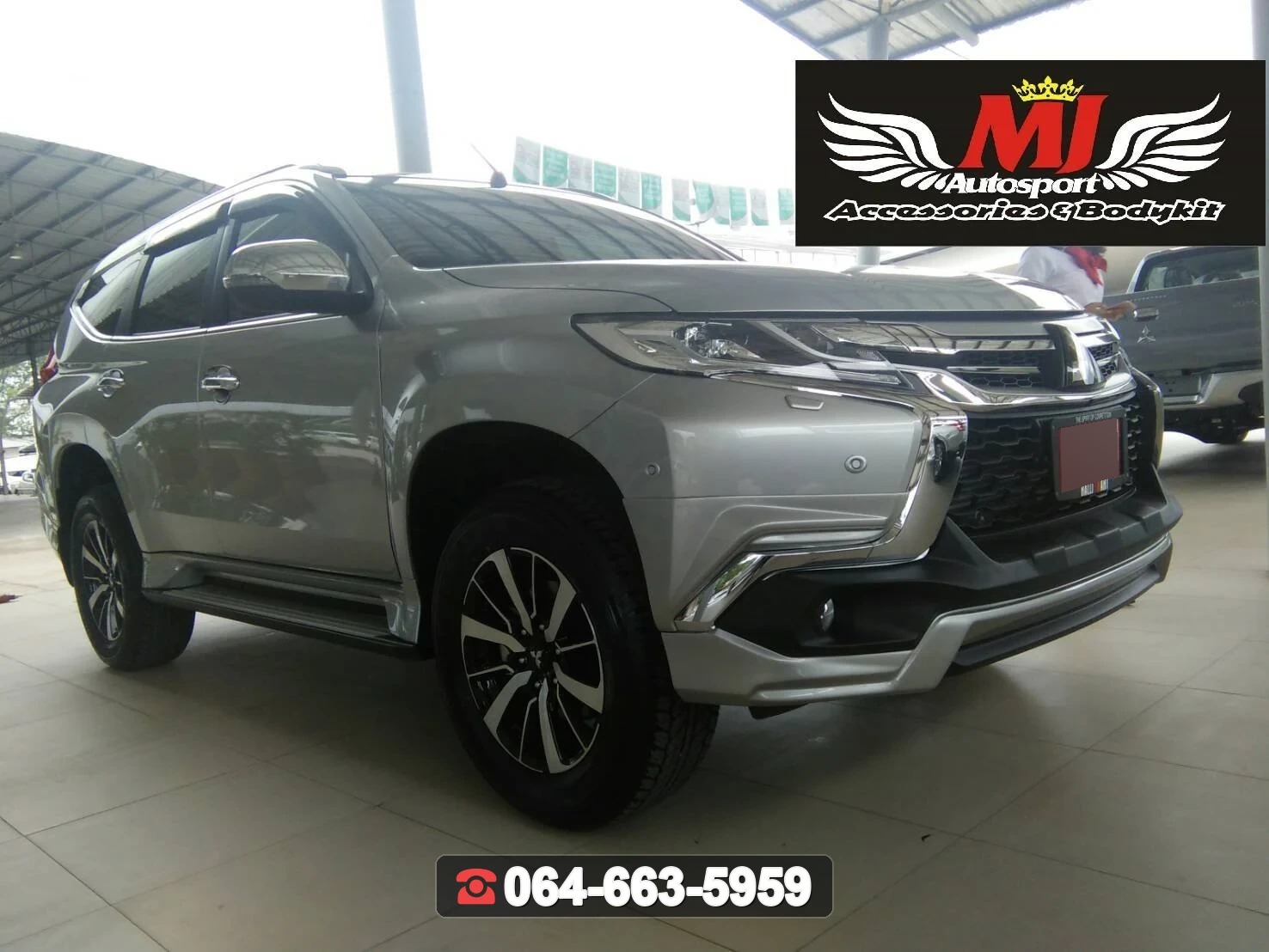 ชุดแต่งสเกิร์ต MITSUBISHI Pajero 2016-2018 ท่อแฝด RiderM