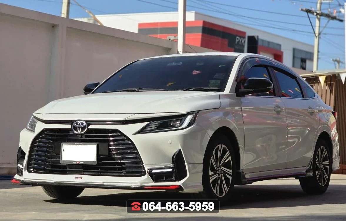 ชุดแต่งสเกิร์ต TOYOTA Yaris Ativ 2023 V.1 ท่อกลม RiderM