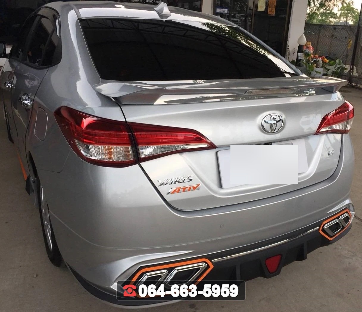 TOYOTA สปอยเลอร์ ATIV ยกมีไฟ RiderM