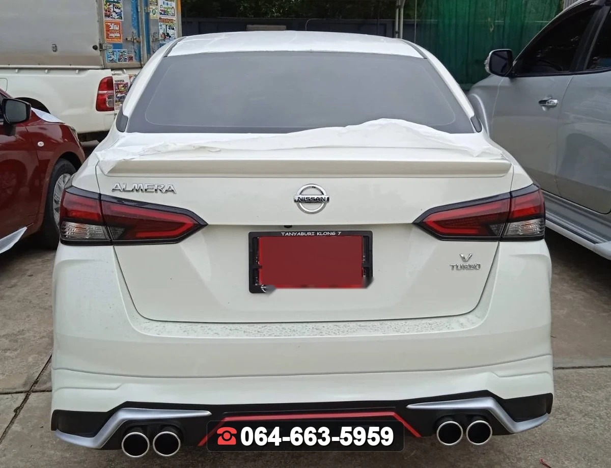 NISSAN สปอยเลอร์ Almera 2020 แนบ RiderM
