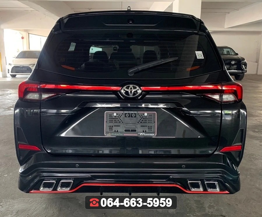 ชุดแต่งสเกิร์ต TOYOTA Veloz V.1 ท่อเหลี่ยม RiderM