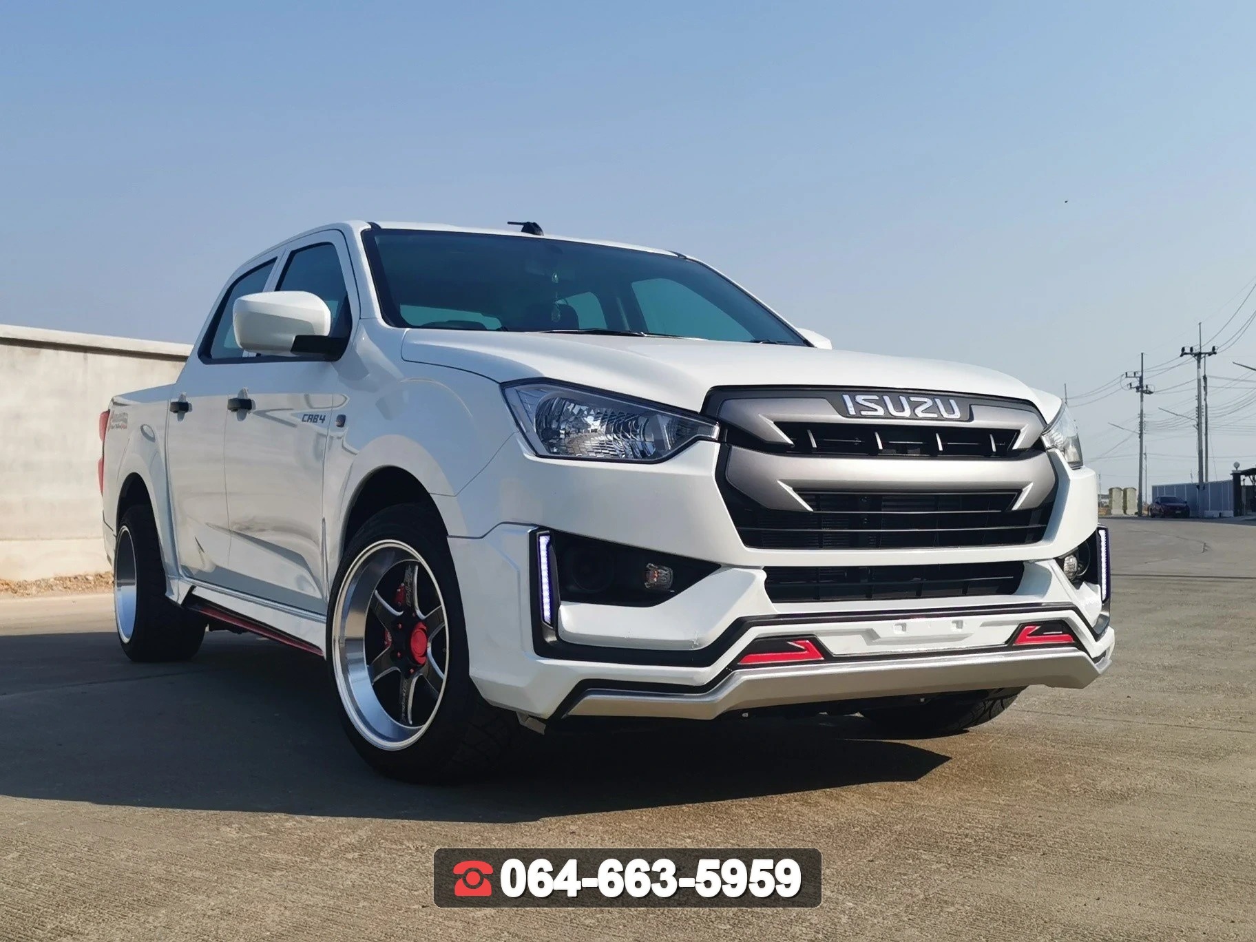 ชุดแต่งสเกิร์ต ISUZU D-MAX 2020 4D ตัวเตี้ย RiderM