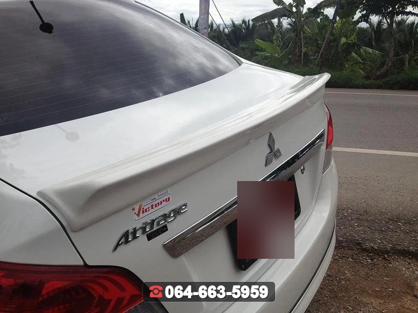 MITSUBISHI สปอยเลอร์ Attrage แนบ RiderM