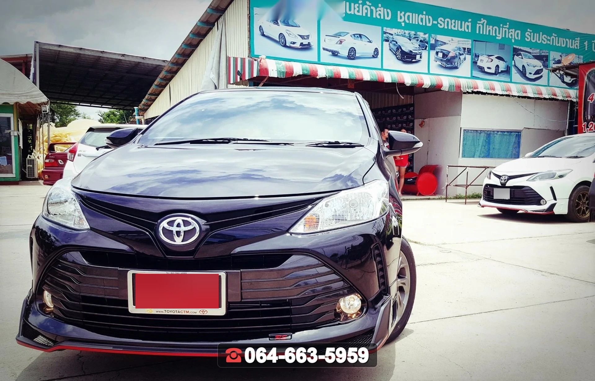 ชุดแต่งสเกิร์ต TOYOTA Vios 2017 RS RiderM