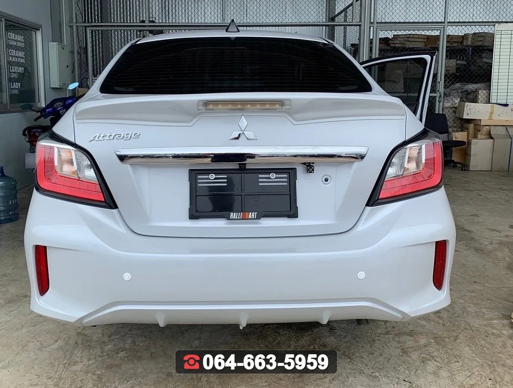 MITSUBISHI สปอยเลอร์ Attrage แนบมีไฟ RiderM