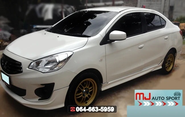 ชุดแต่งสเกิร์ต MITSUBISHI Attrage 2012-2014 RiderM