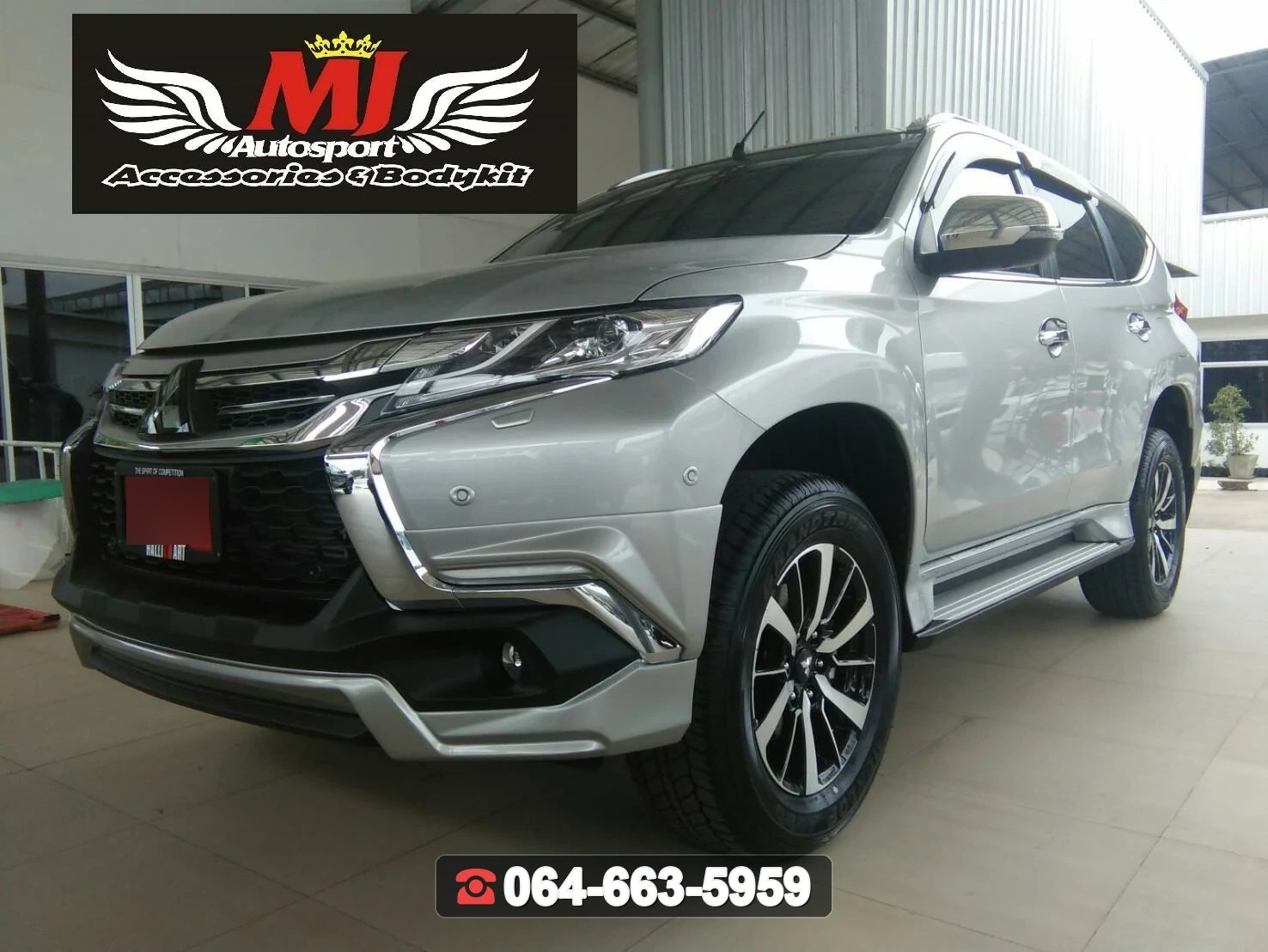 ชุดแต่งสเกิร์ต MITSUBISHI Pajero 2016-2018 ท่อแฝด RiderM