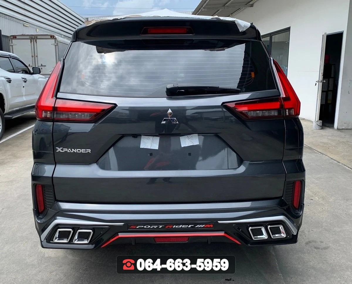 ชุดแต่งสเกิร์ต MITSUBISHI Xpander GT 2022 V.2 ท่อเหลี่ยม RiderM