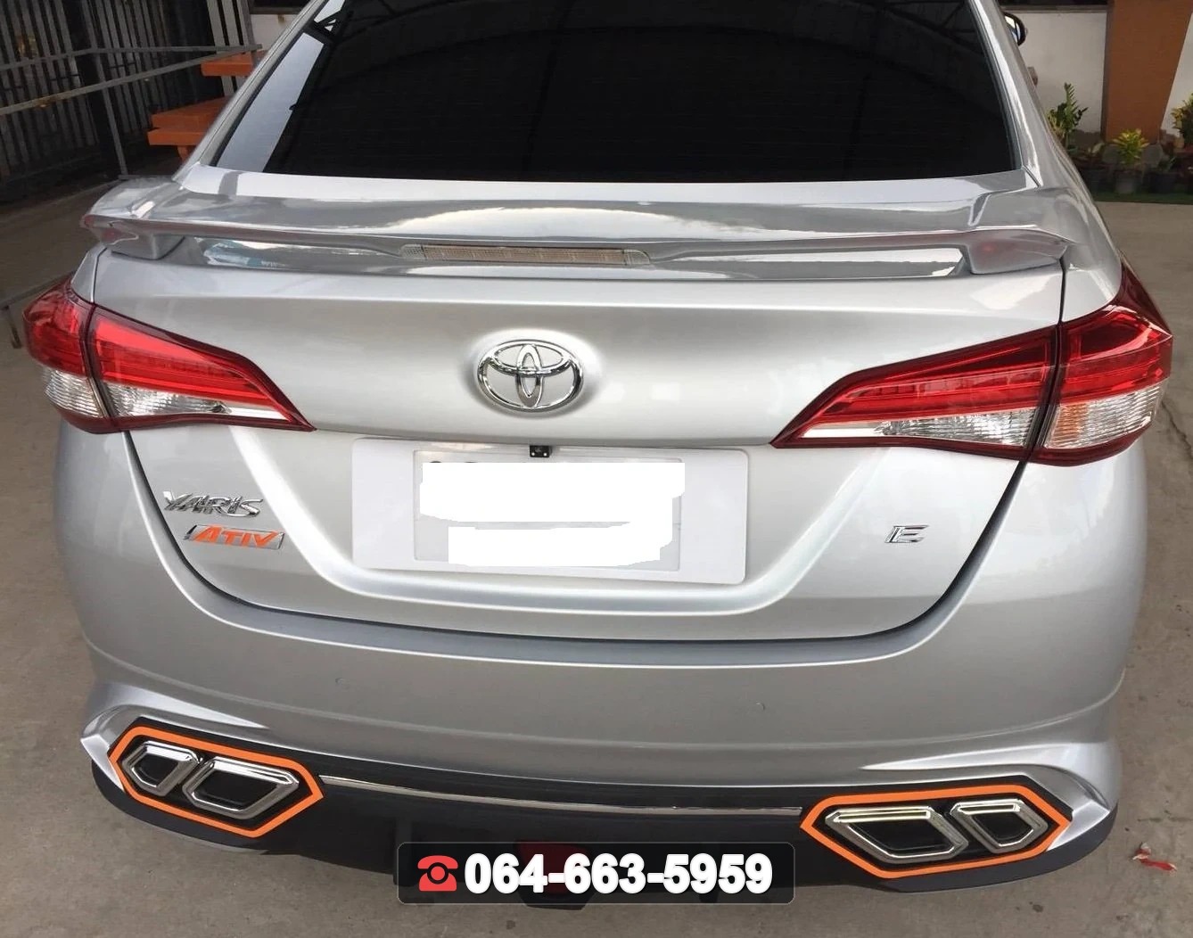 TOYOTA สปอยเลอร์ ATIV ยกมีไฟ RiderM