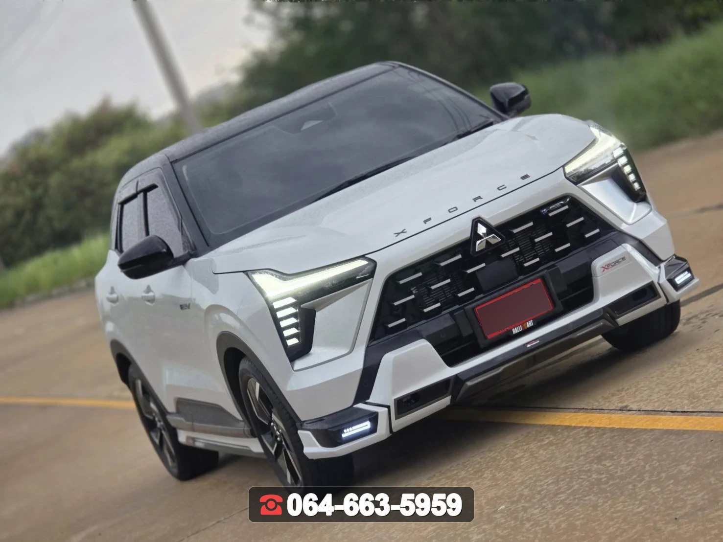 สเกิร์ตหน้า MITSUBISHI Xforce หน้า V.2 RiderM