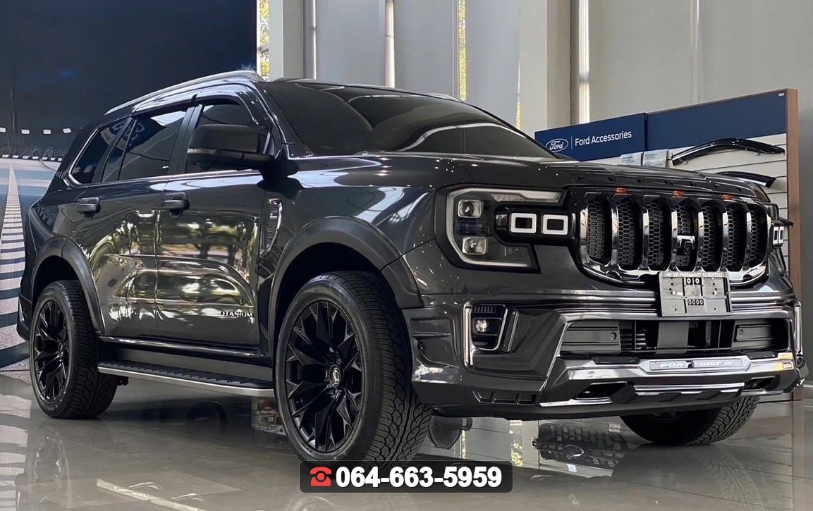 ชุดแต่งสเกิร์ต FORD Everest V.3.1 ท่อเหลี่ยม RiderM