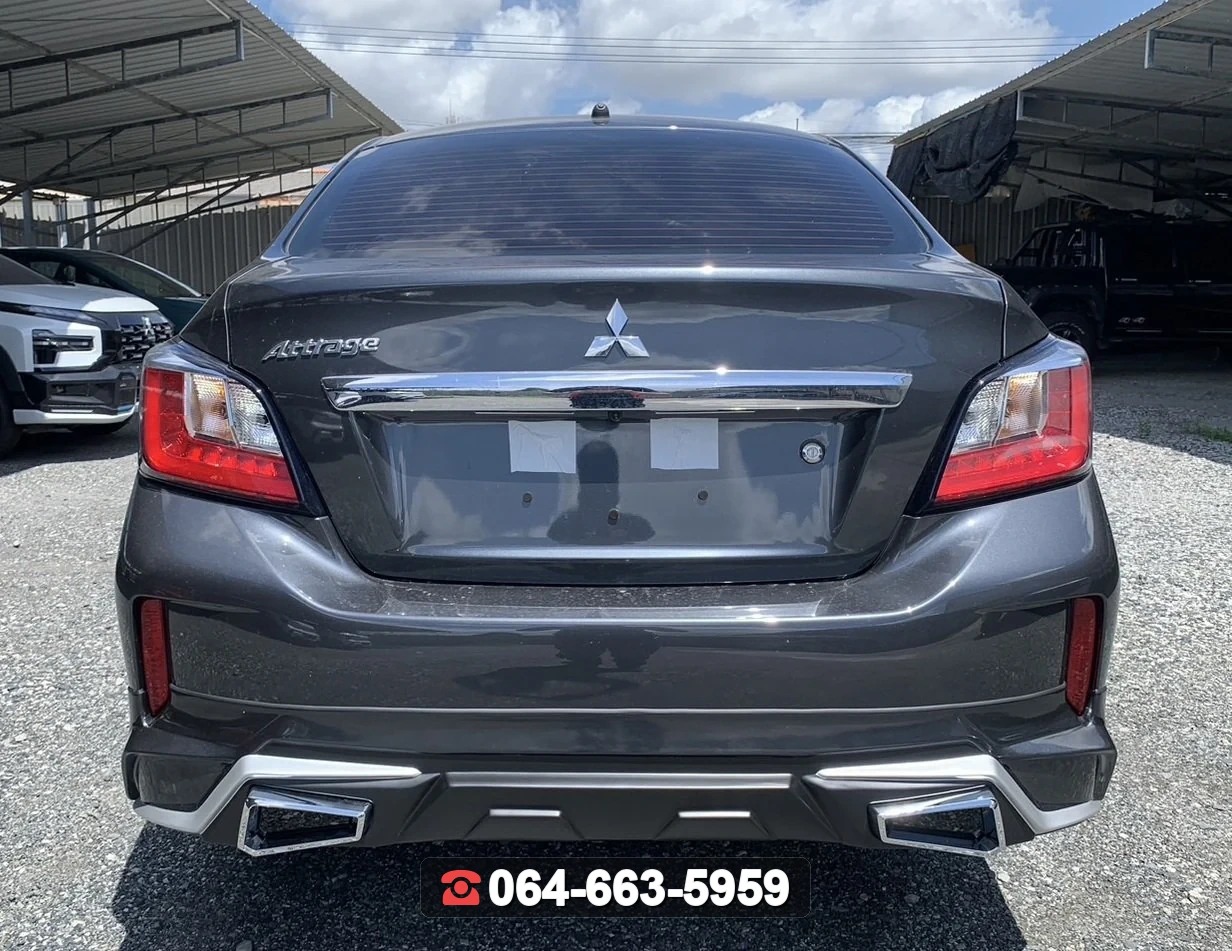 ชุดแต่งสเกิร์ต MITSUBISHI Attrage 2020 V.2 ท่อโครเมียม RiderM