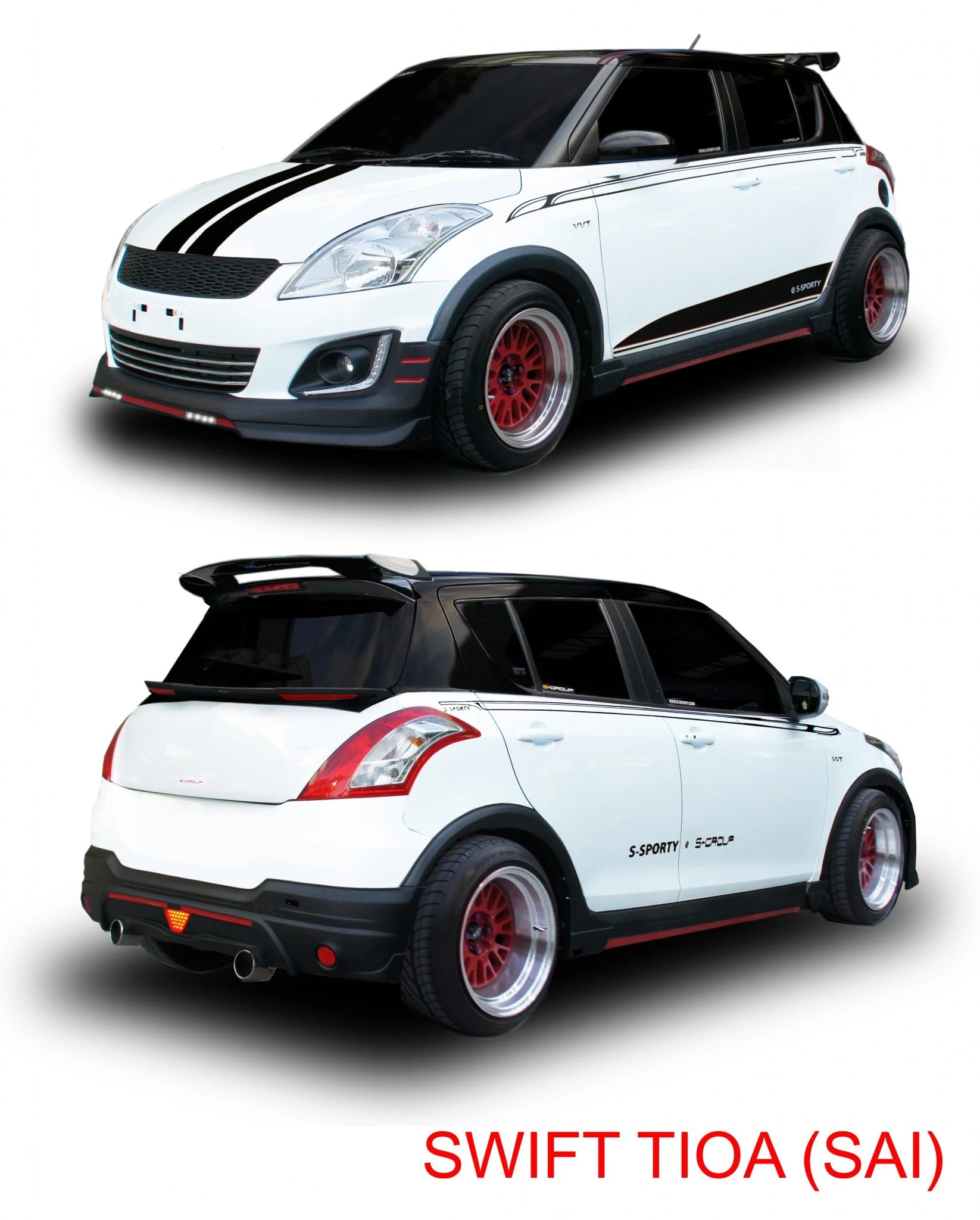 ชุดแต่ง SWIFT 2014 TIOA(SAI) S-Sporty