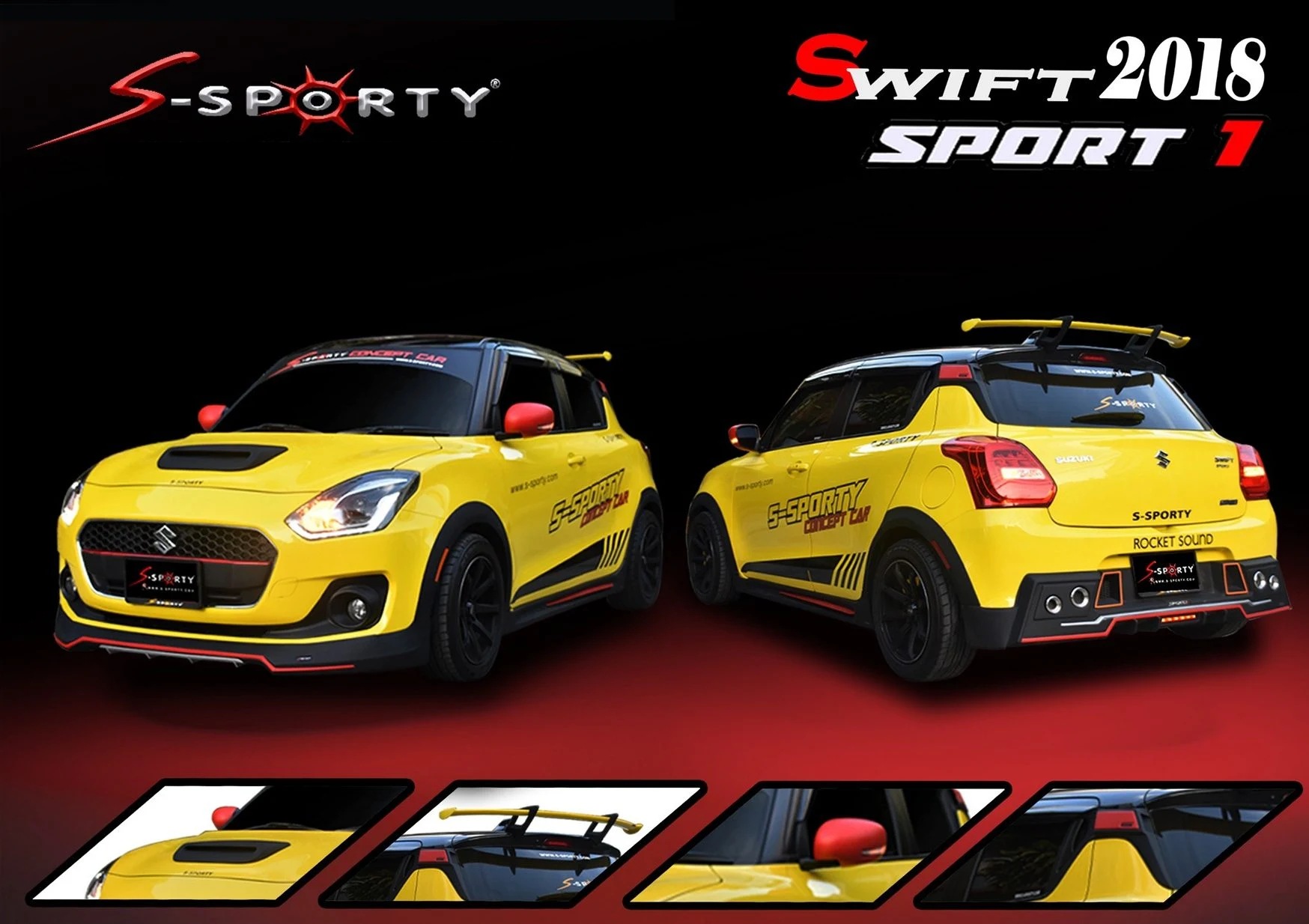 ชุดแต่ง SWITF 2018 SPORT 1 S-Sporty