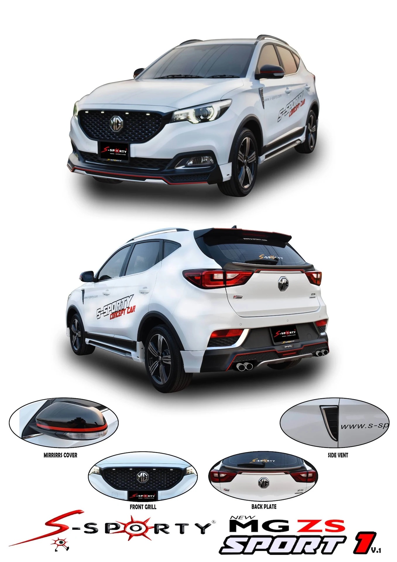 ชุดแต่ง MG ZS 2018 SPORT 1 S-Sporty