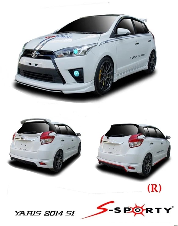 ชุดแต่ง Yaris Hatchback 2014 S1 S-Sporty