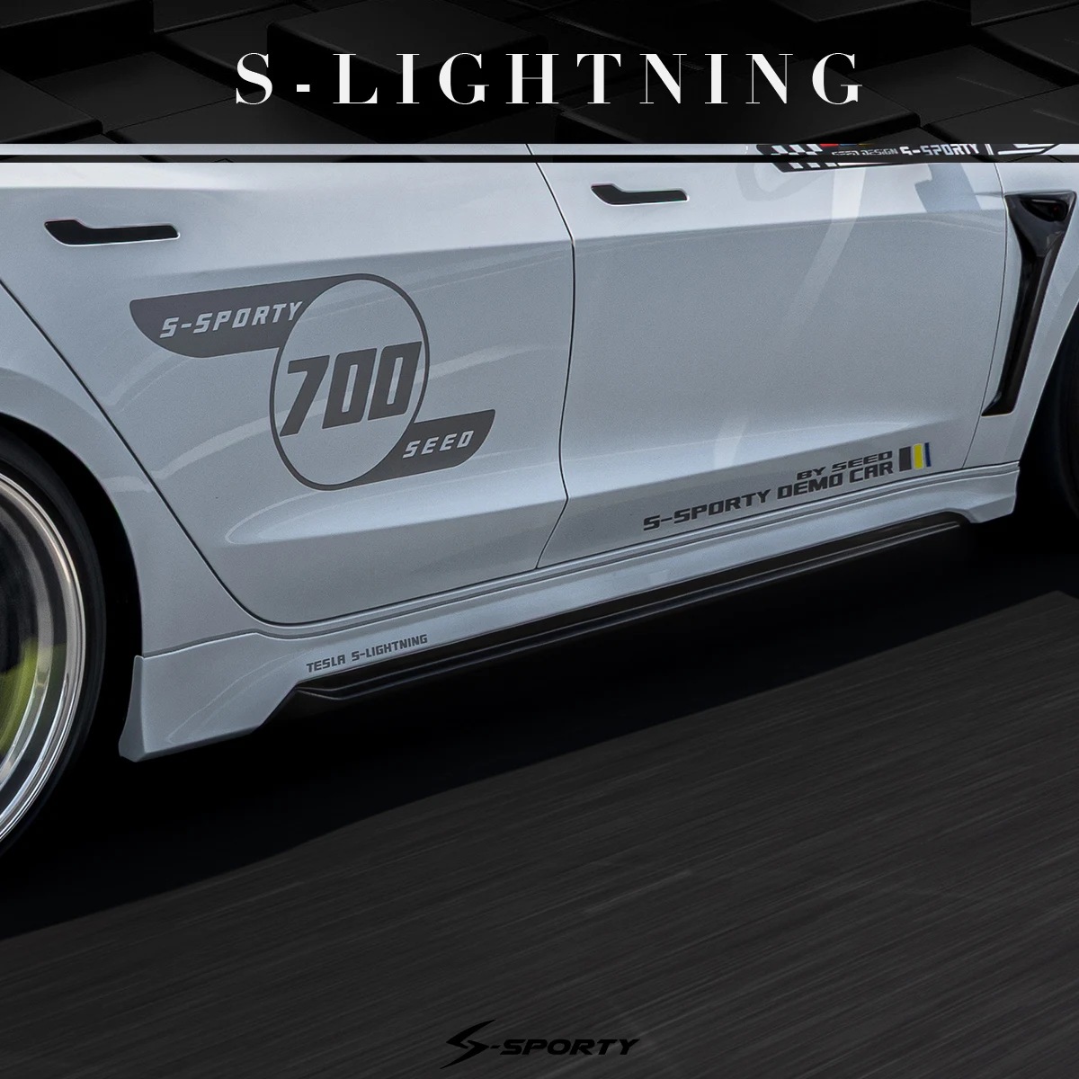 ชุดแต่ง Tesla Model 3 Performance S-LIGHTNING S-Sporty