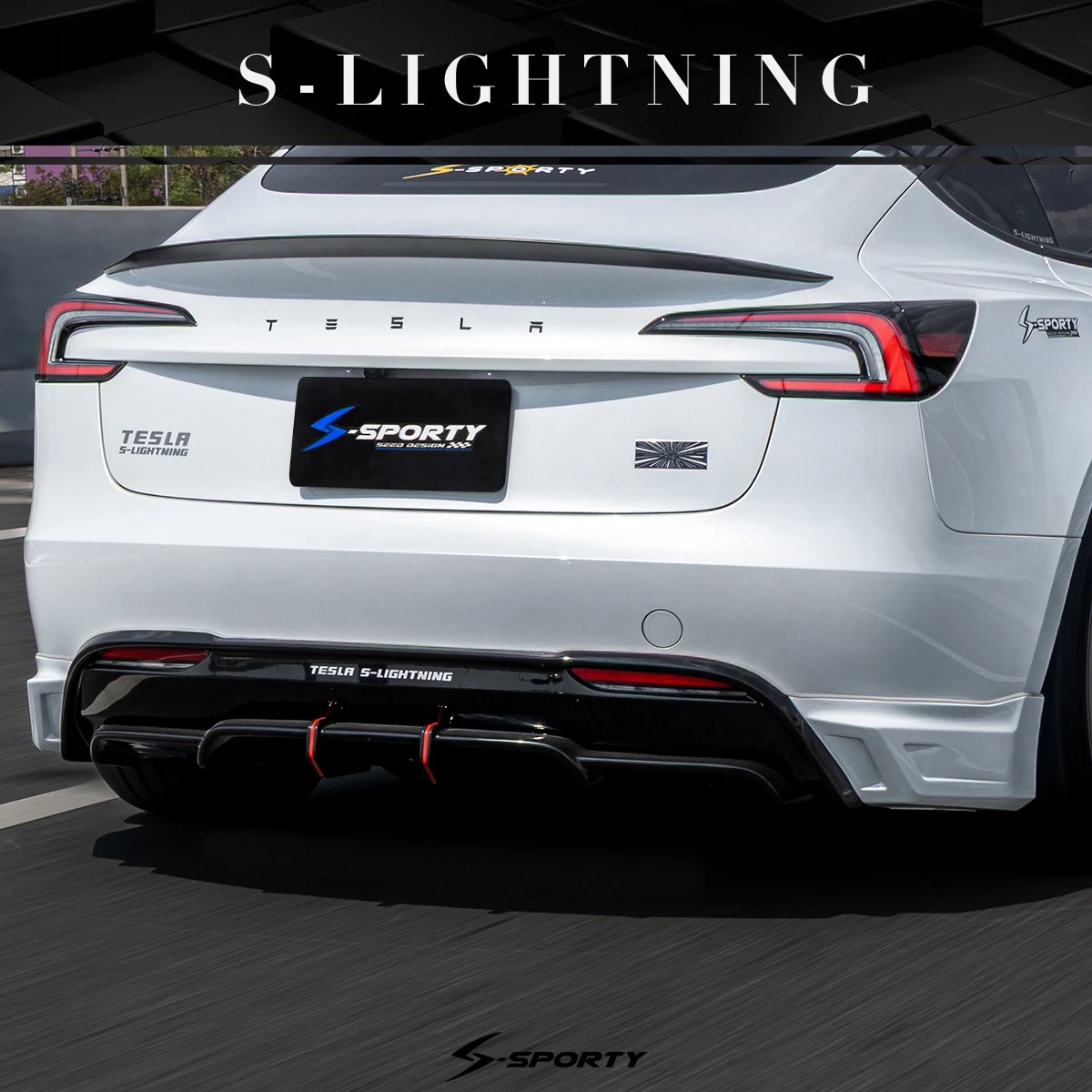 ชุดแต่ง Tesla Model 3 Performance S-LIGHTNING S-Sporty
