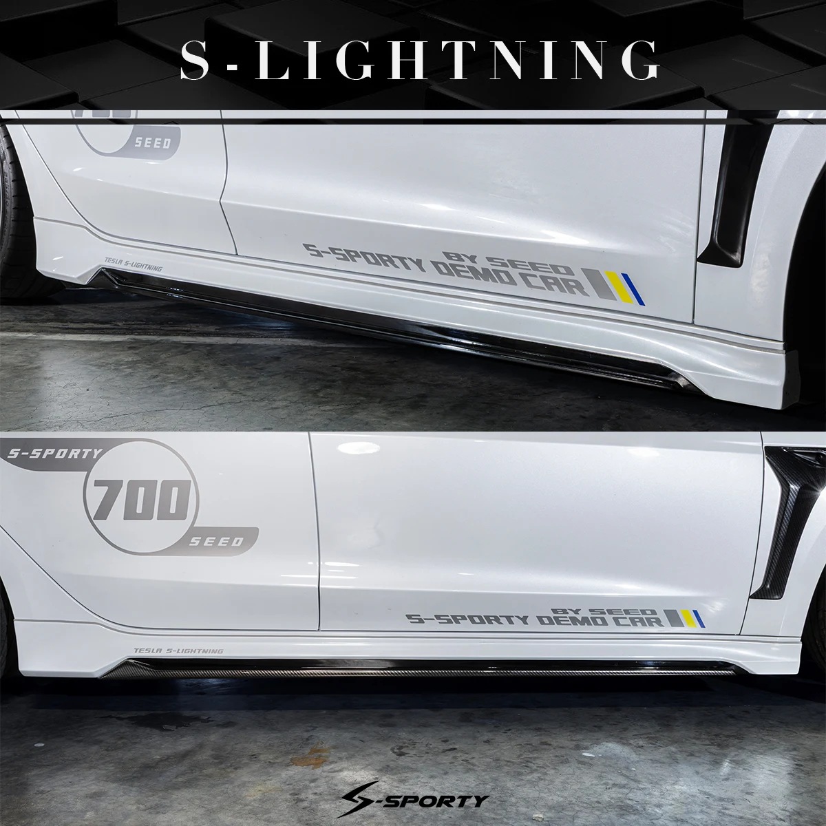 ชุดแต่ง Tesla Model 3 Performance S-LIGHTNING S-Sporty