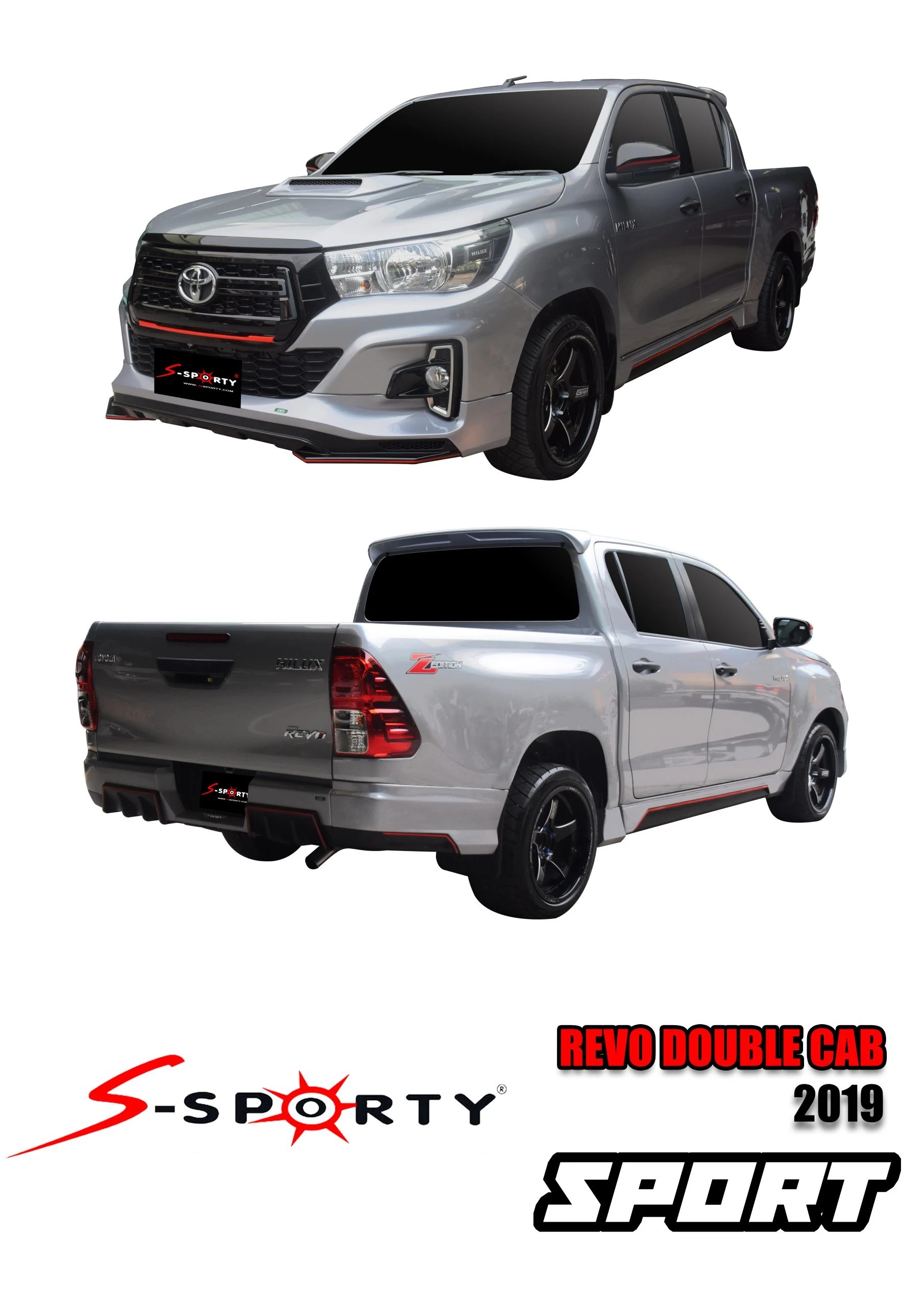 ชุดแต่ง REVO 2019 SPORT ไม่มีโป่ง S-Sporty
