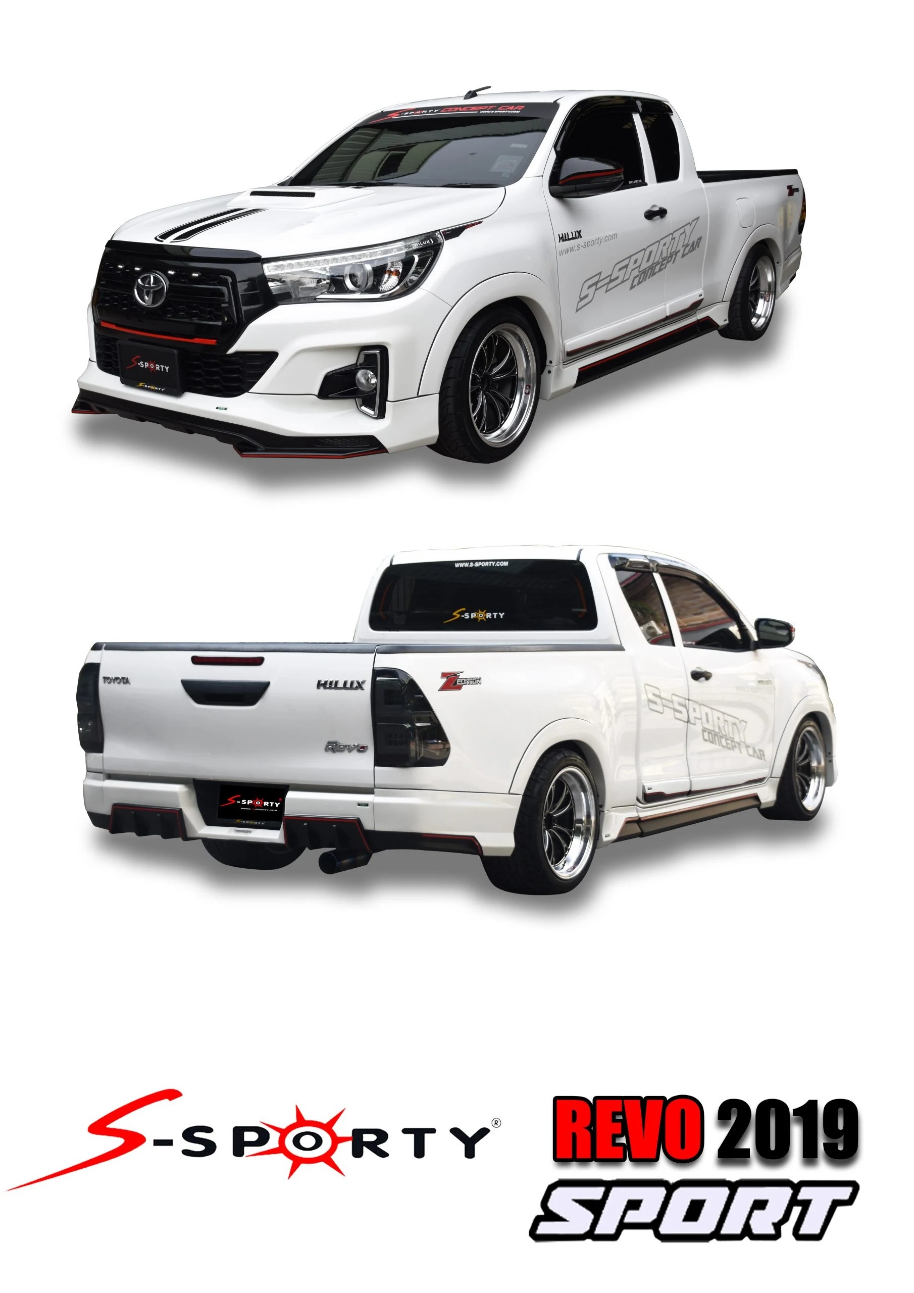 ชุดแต่ง REVO 2019 SPORT มีโป่ง S-Sporty