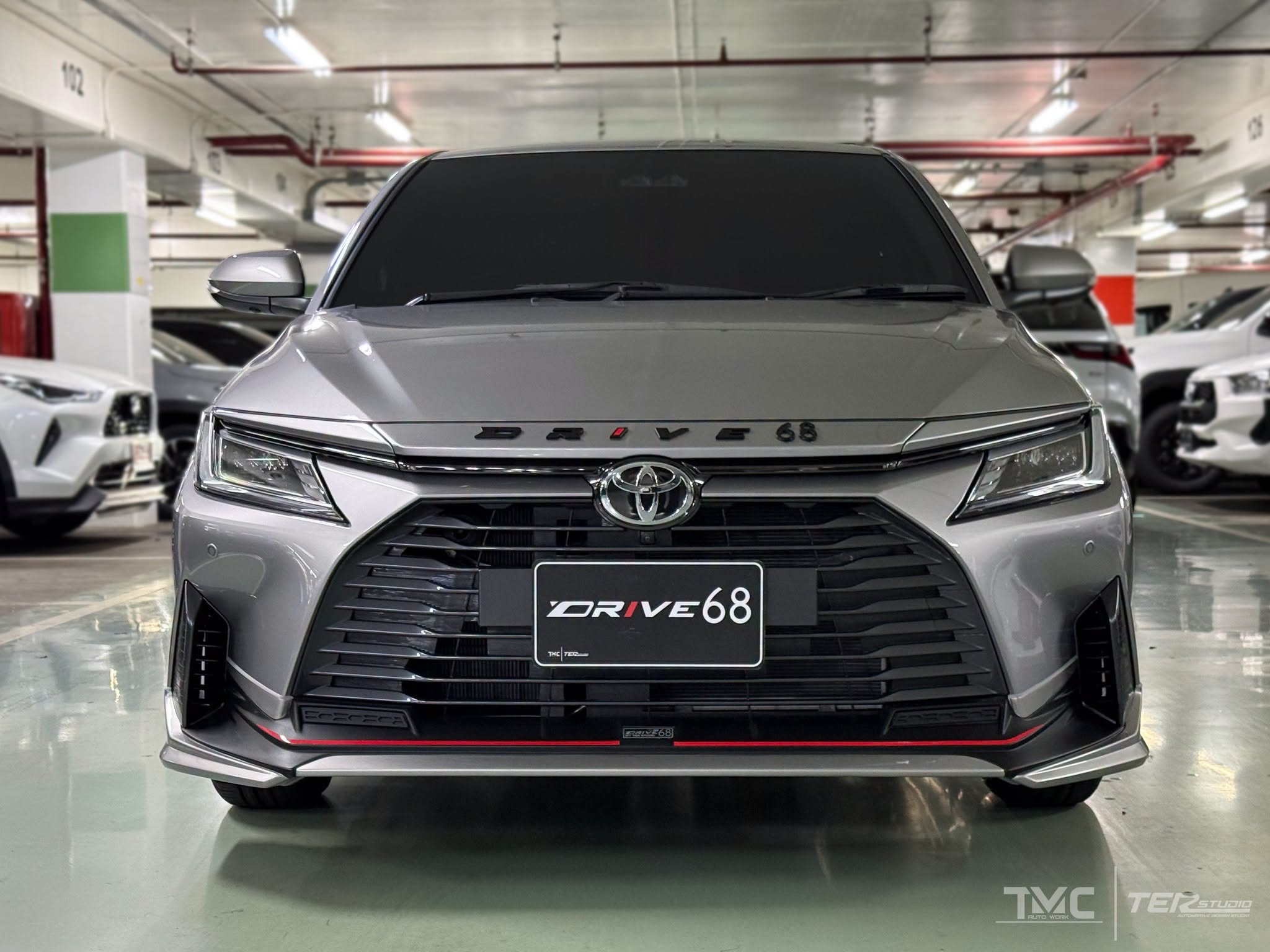 ชุดแต่ง Toyota Yaris ATIV 2024 2026 Drive68 4 ประตู
