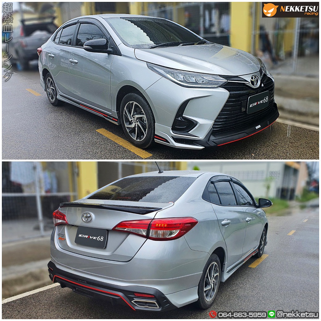 ชุดแต่ง Toyota Yaris Ativ 2020 2023 Drive68 4 ประตู