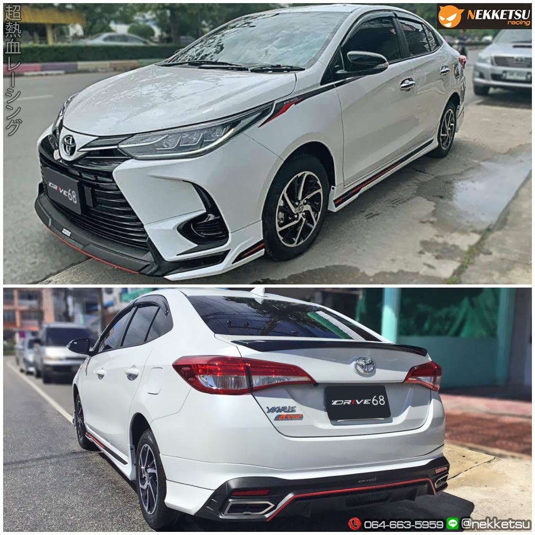 ชุดแต่ง Toyota Yaris Ativ 2020 2023 Drive68 4 ประตู