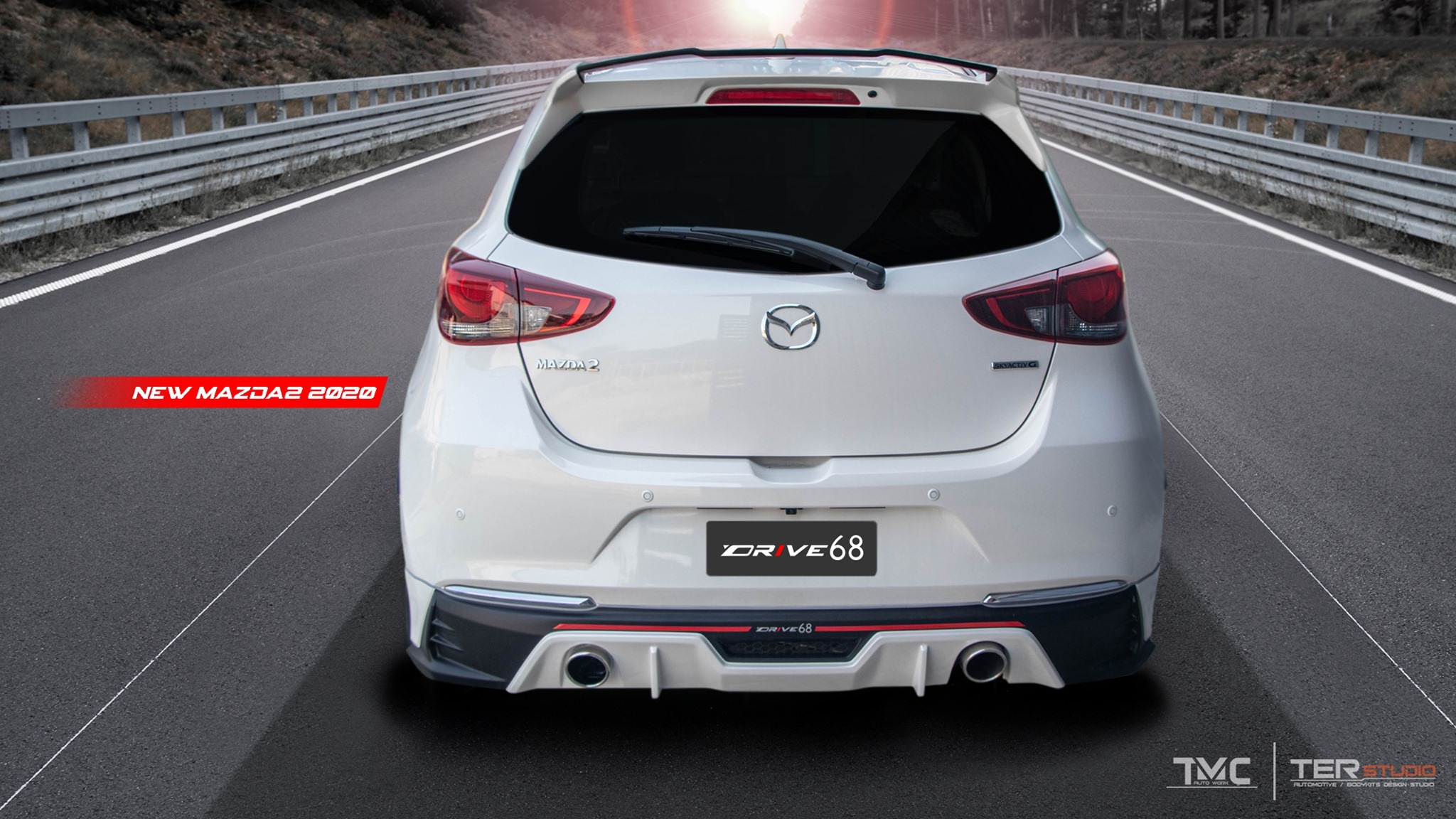 ชุดแต่ง Mazda2 2020 2022 Drive68 Plus 5 ประตู