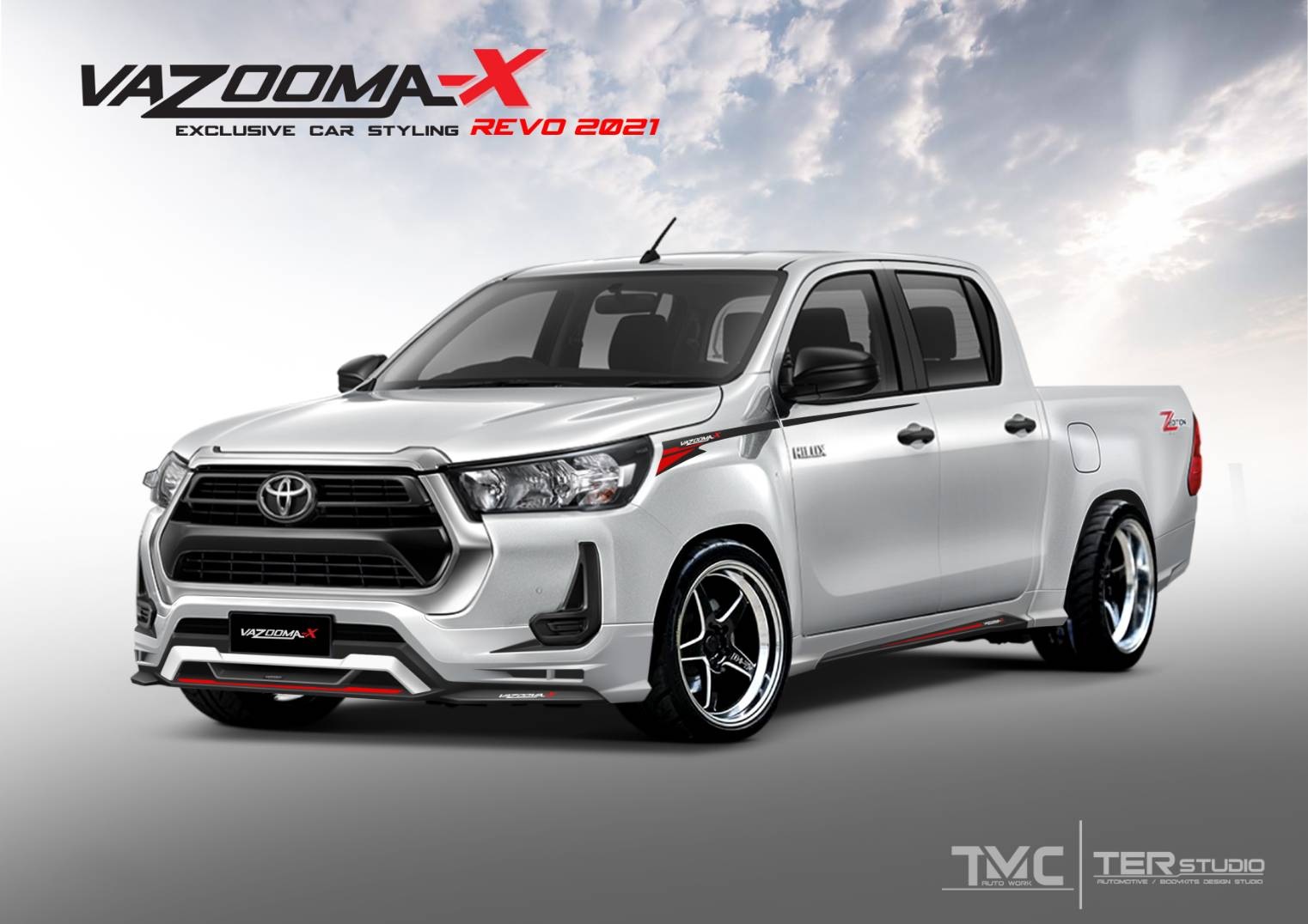 ชุดแต่ง Toyota Hilux Revo 2020 2024 VazoomaX 2020 4 ประตู