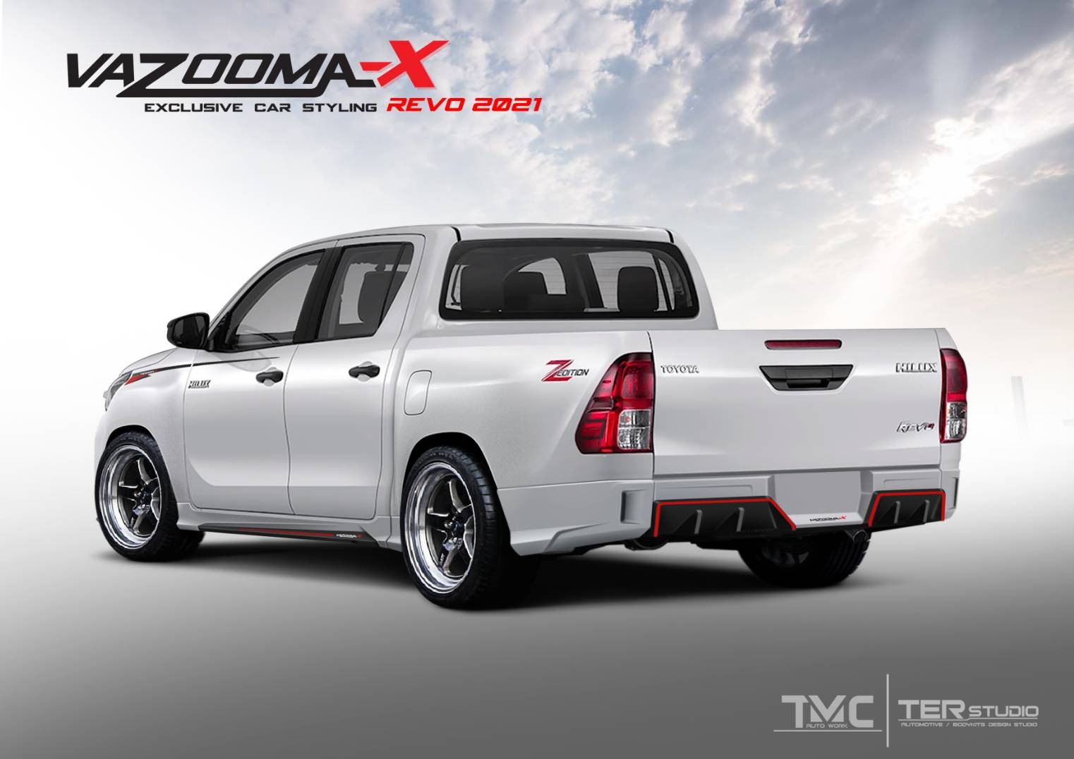 ชุดแต่ง Toyota Hilux Revo 2020 2024 VazoomaX 2020 4 ประตู