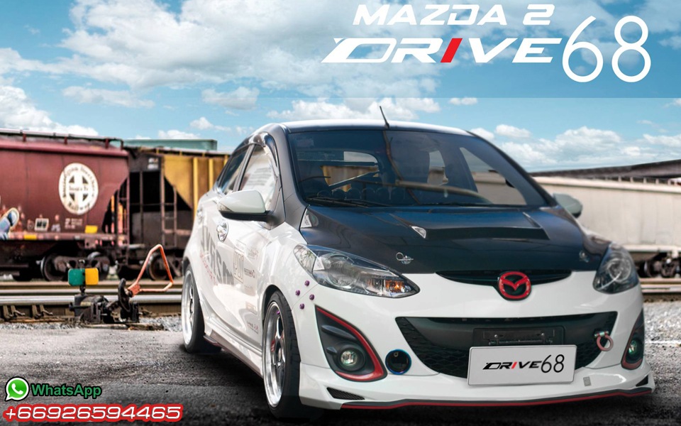 ชุดแต่ง Mazda2 2009 2014 Drive68 5 ประตู