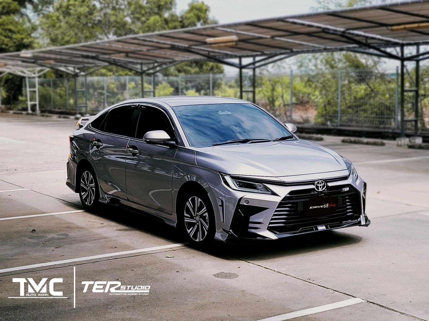 ชุดแต่ง Toyota Yaris ATIV 2024 2026 Drive68 Plus 4 ประตู