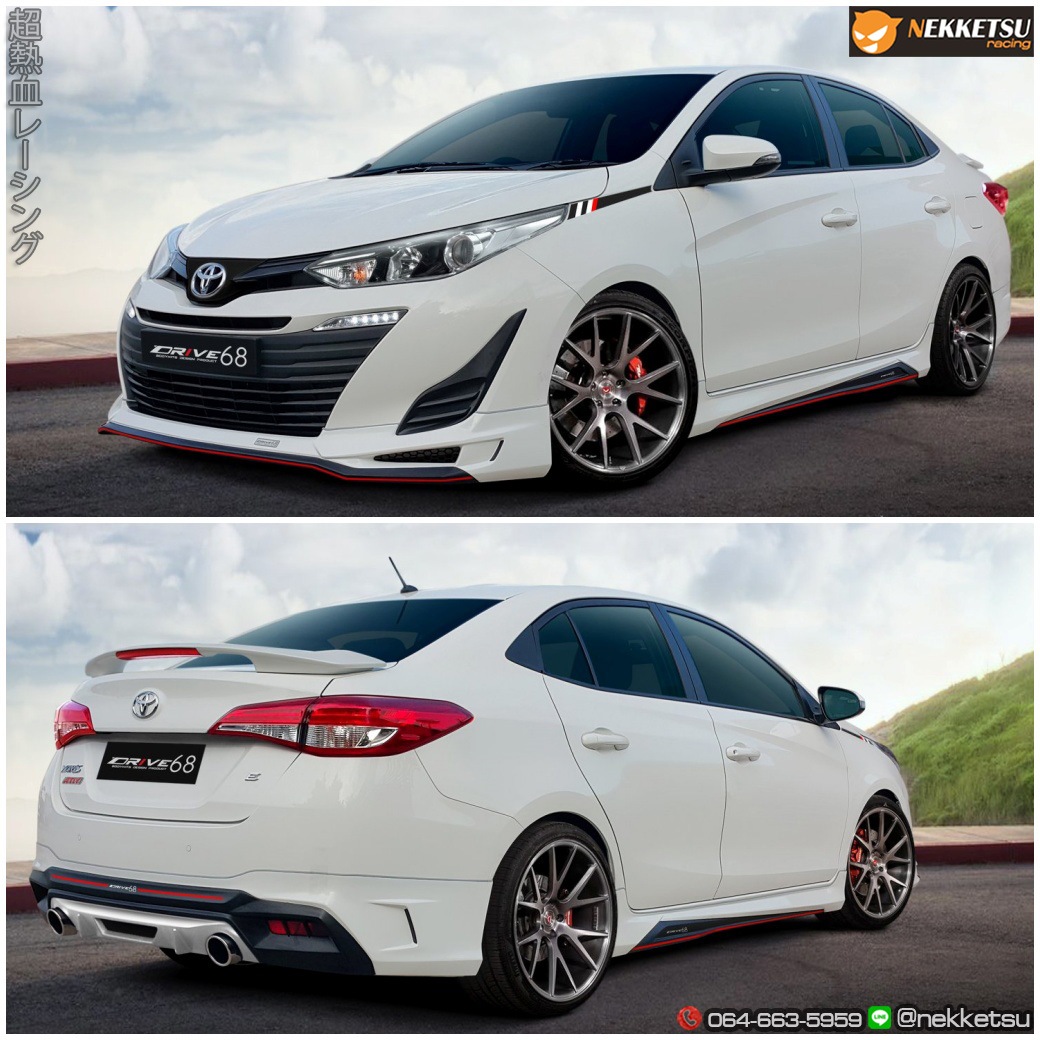 ชุดแต่ง Toyota Yaris / Yaris ATIV 2017 2019 Drive68