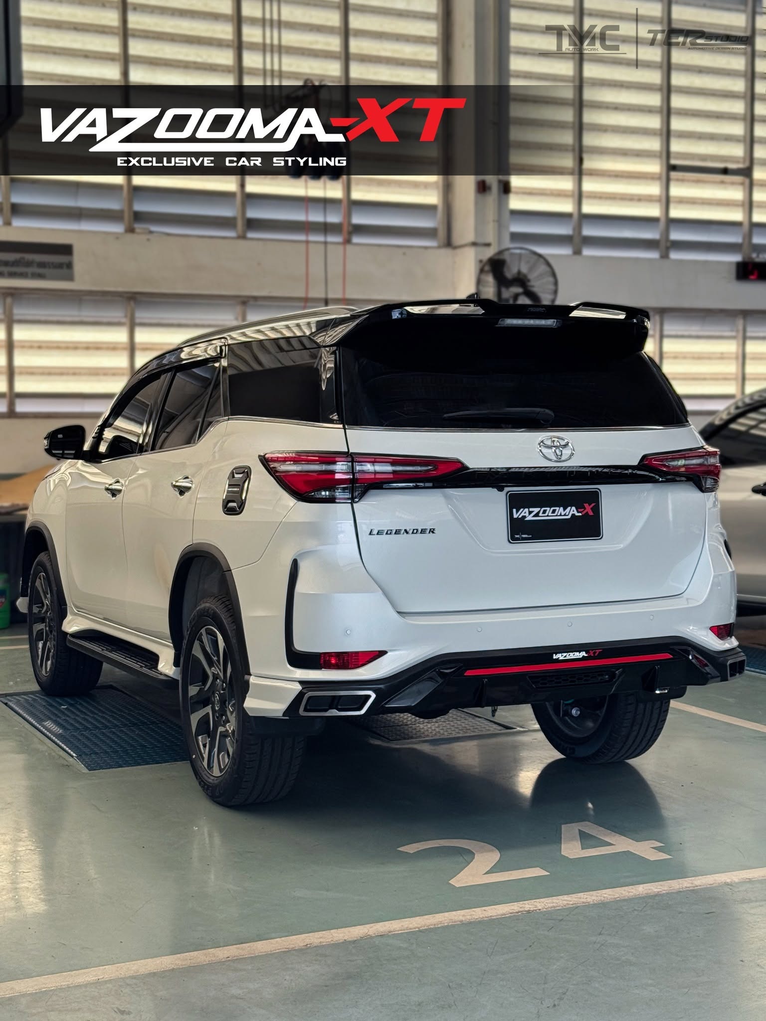ชุดแต่ง Toyota Fortuner 2020 2024 Drive68 VazoomaXT
